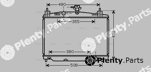 Ava Quality Cooling MZ2213 — Radiator, engine cooling