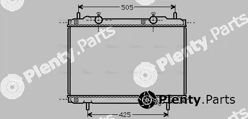 Ava Quality Cooling FT2167 — Radiator, engine cooling
