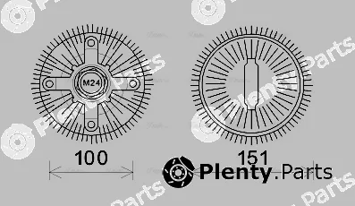 Ava Quality Cooling FDC448 — Clutch, radiator fan