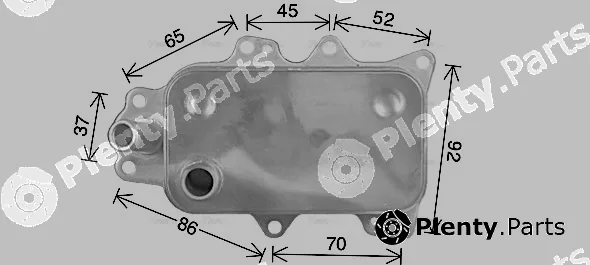 Ava Quality Cooling FD3684 — Oil Cooler, engine oil
