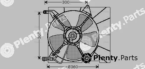 AVA Quality Cooling DW7514 — Fan, engine cooling