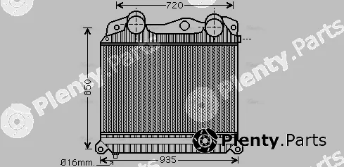 Ava Quality Cooling MN4076 — Charge Air Cooler