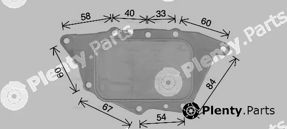 Ava Quality Cooling BW3594 — Oil Cooler, engine oil