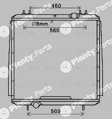 Ava Quality Cooling FE2016 — Radiator, engine cooling