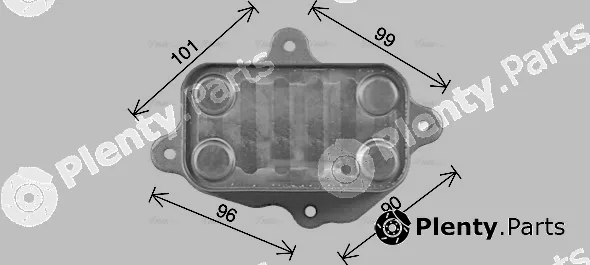 Ava Quality Cooling DW3439 — Oil Cooler, engine oil