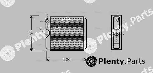 Ava Quality Cooling OL6240 — Heat Exchanger, interior heating