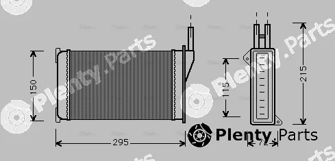 Ava Quality Cooling FD6098 — Heat Exchanger, interior heating