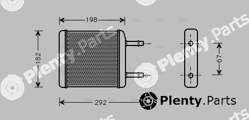 Ava Quality Cooling DW6024 — Heat Exchanger, interior heating