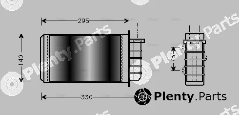 Ava Quality Cooling FT6183 — Heat Exchanger, interior heating
