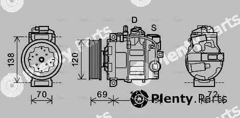 Ava Quality Cooling VNAK321 — Compressor, air conditioning