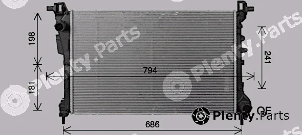Ava Quality Cooling FT2469 — Radiator, engine cooling