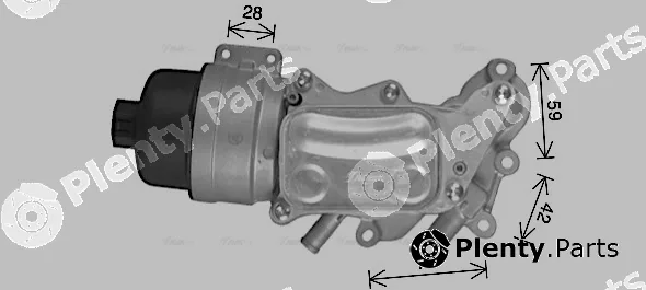 Ava Quality Cooling CN3337H — Oil Cooler, engine oil