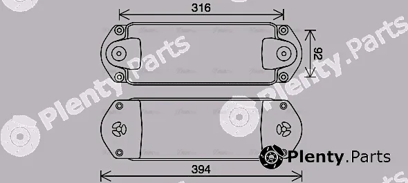 Ava Quality Cooling SC3050 — Oil Cooler, engine oil