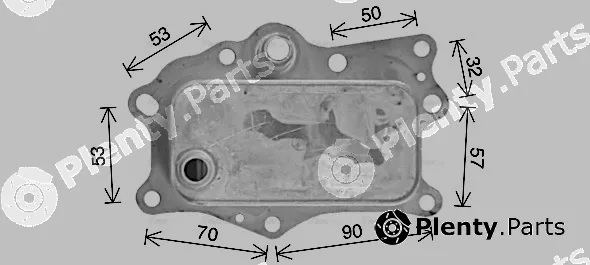 Ava Quality Cooling CR3143 — Oil Cooler, engine oil