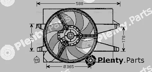 Ava Quality Cooling FD7542 — Fan, engine cooling
