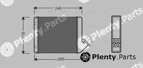 Ava Quality Cooling CN6031 — Heat Exchanger, interior heating
