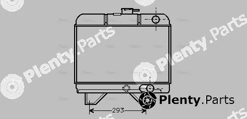 AVA Quality Cooling PE2018 — Radiator, engine cooling