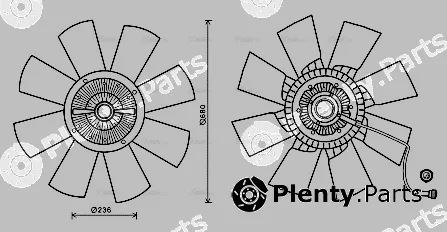 Ava Quality Cooling VLF067 — Clutch, radiator fan