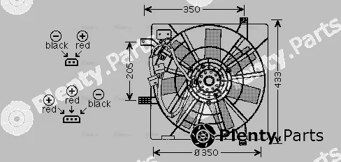 AVA Quality Cooling SB7501 — Fan, engine cooling