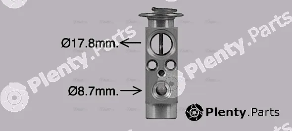 AVA Quality Cooling DF1095 — Expansion Valve, air conditioning