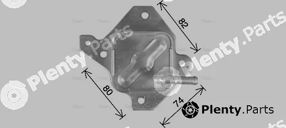 Ava Quality Cooling TO3776 — Oil Cooler, engine oil