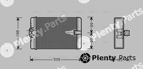 Ava Quality Cooling MSA6250 — Heat Exchanger, interior heating