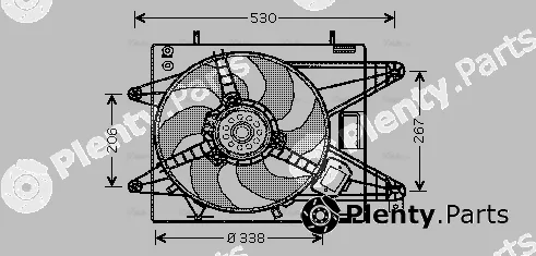 Ava Quality Cooling FT7510 — Fan, engine cooling