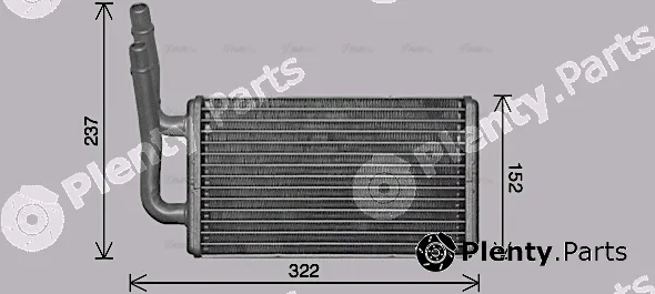 Ava Quality Cooling FD6661 — Heat Exchanger, interior heating