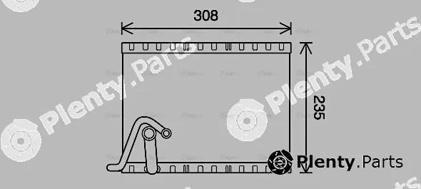 Ava Quality Cooling PEV401 — Evaporator, air conditioning