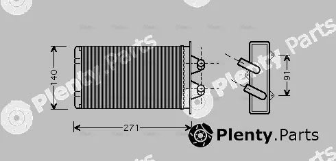 AVA Quality Cooling FTA6186 — Heat Exchanger, interior heating