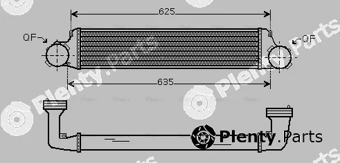Ava Quality Cooling BW4280 — Charge Air Cooler