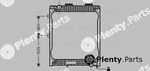 Ava Quality Cooling MN2007 — Radiator, engine cooling