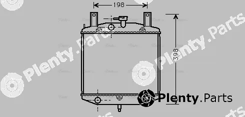 Ava Quality Cooling DU2026 — Radiator, engine cooling