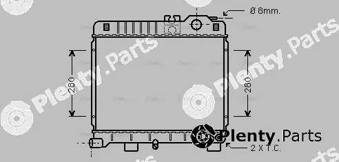 Ava Quality Cooling BW2151 — Radiator, engine cooling