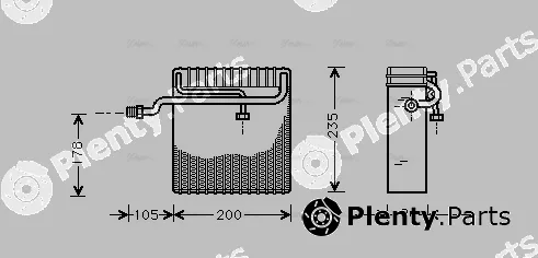 Ava Quality Cooling DWV036 — Evaporator, air conditioning