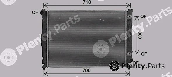 Ava Quality Cooling AI2431 — Radiator, engine cooling