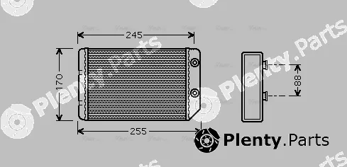 AVA Quality Cooling OL6314 — Heat Exchanger, interior heating