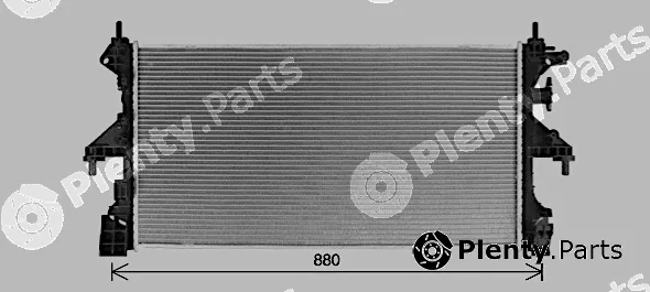 Ava Quality Cooling FT2481 — Radiator, engine cooling
