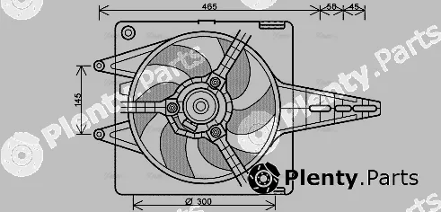 Ava Quality Cooling FT7547 — Fan, engine cooling