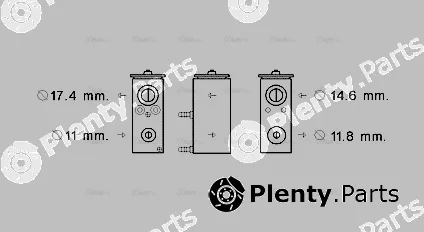 Ava Quality Cooling PE1376 — Expansion Valve, air conditioning