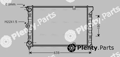 Ava Quality Cooling VN2018 — Radiator, engine cooling
