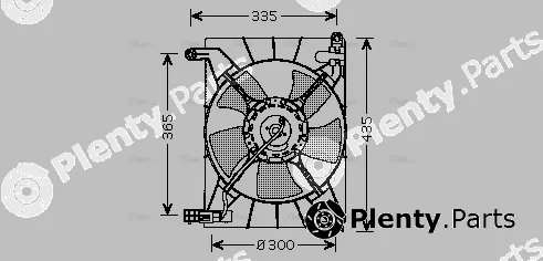 AVA Quality Cooling DW7511 — Fan, engine cooling