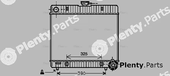 Ava Quality Cooling MS2043 — Radiator, engine cooling