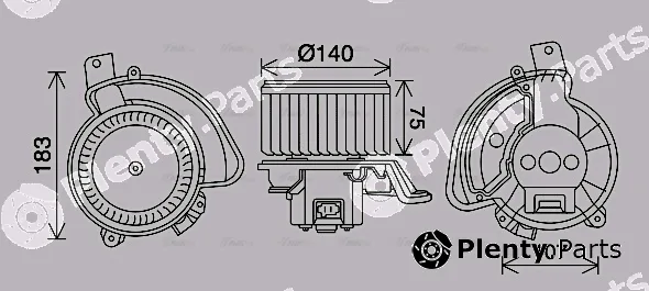Ava Quality Cooling OL8689 — Interior Blower