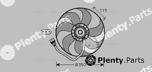 Ava Quality Cooling VN7521 — Fan, engine cooling