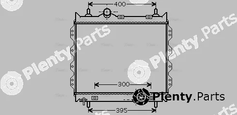 Ava Quality Cooling CR2083 — Radiator, engine cooling