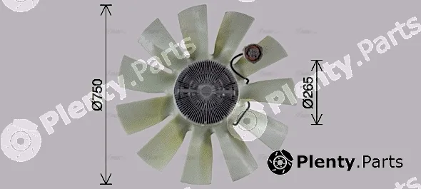 Ava Quality Cooling VLF109 — Clutch, radiator fan