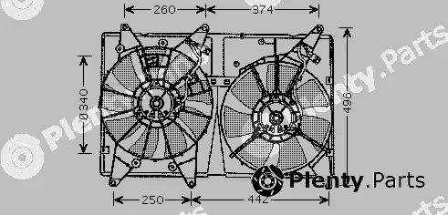 Ava Quality Cooling TO7533 — Fan, engine cooling
