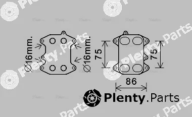 Ava Quality Cooling VN3388 — Oil Cooler, engine oil