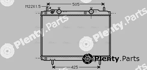Ava Quality Cooling FT2184 — Radiator, engine cooling